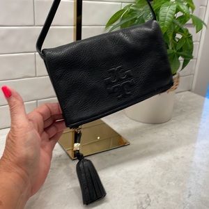 Tory Burch Vintage (fold over) Crossbody Bag with Tassel